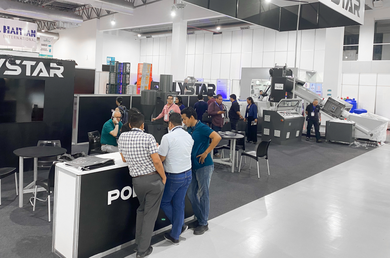 PEPP plastic film recycling machine in IPLAS Ecuador 2023